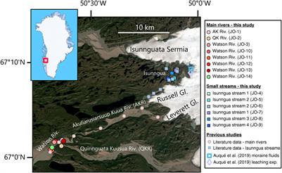 Ge/Si and Ge Isotope Fractionation During Glacial and Non-glacial Weathering: Field and Experimental Data From West Greenland